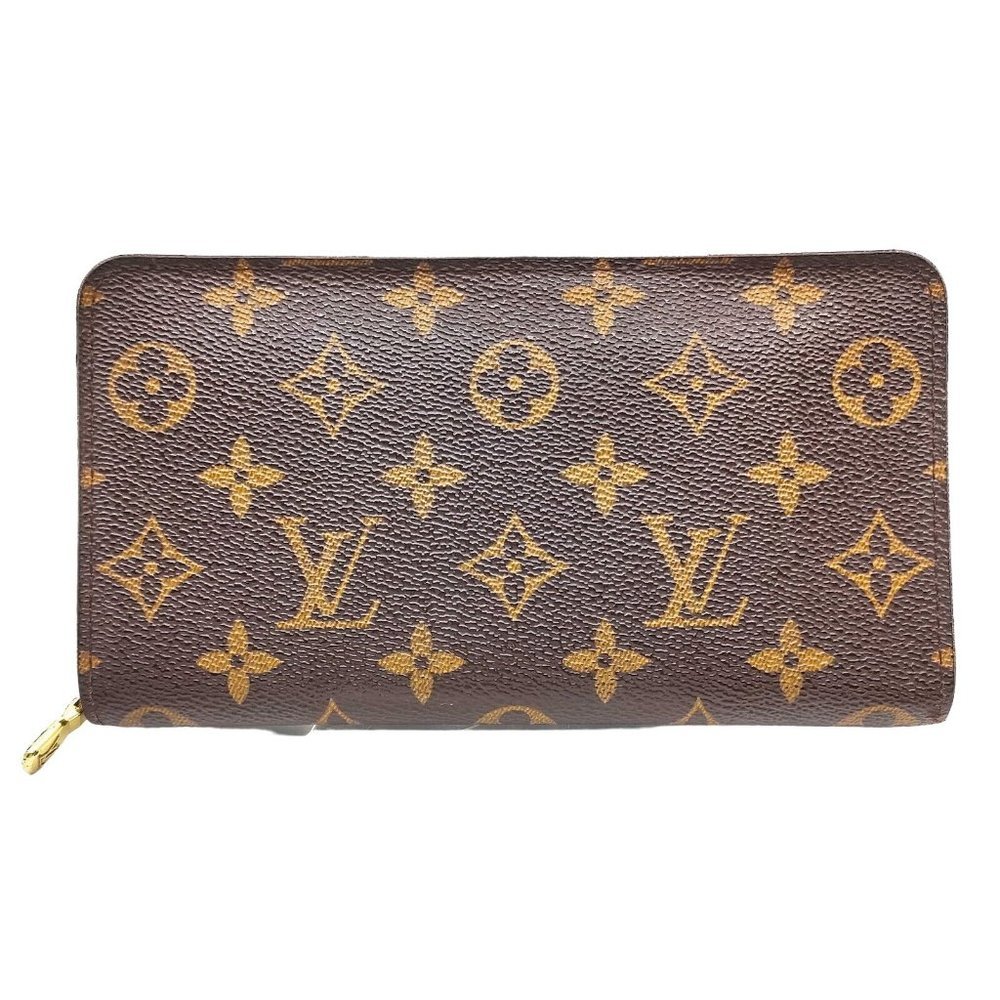 Authentic Louis Vuitton Wallet Zippy Porte Monnaie Zippe Monogram Used LV Vintag